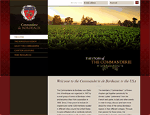 Tablet Screenshot of commanderie.org
